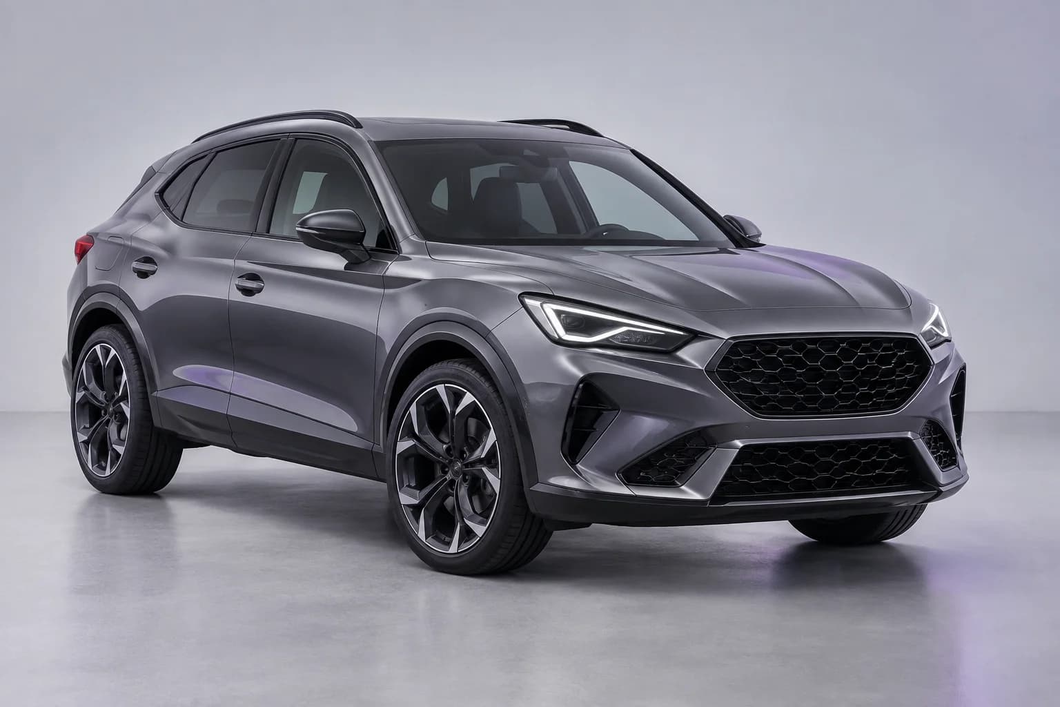 Illustration d'un SUV sportif gris